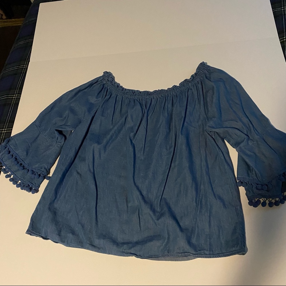 Hester & Orchard size XL off the shoulder blouse - Picture 3 of 5